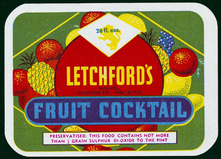 [W. Letchford Pty Ltd drink labels] - State Library of Western Australia