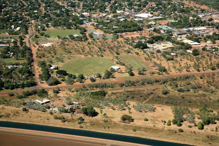 Aerial photographs of Ivanhoe, near Kununurra State Library of
