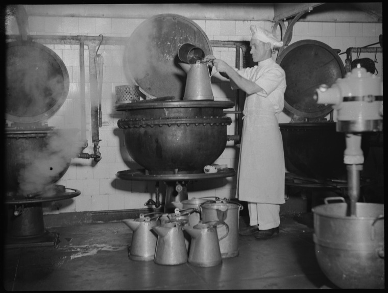 Perth Hospital kitchens and kitchen staff State Library of Western