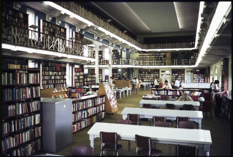 State Library Of Western Australia In Hackett Hall, Perth, April 1973 ...