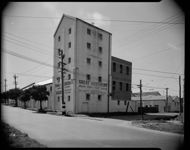 Great Southern Roller Flour Mill, corner Jewell Lane and Brown Street, East Perth, 1 September