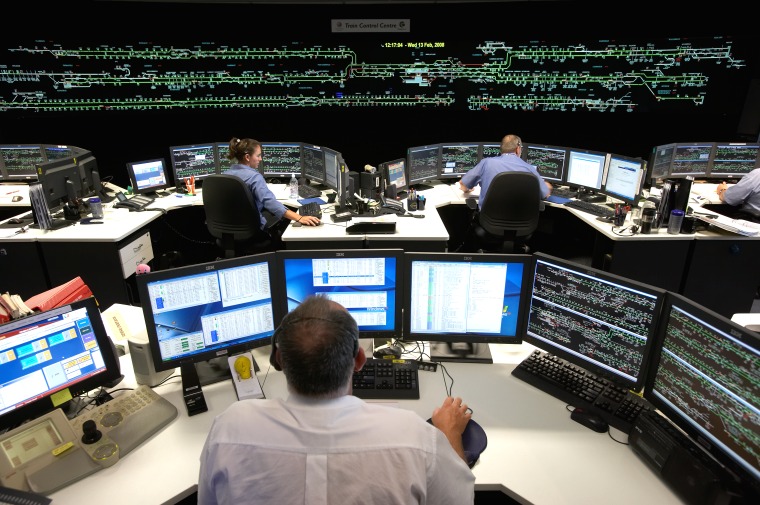 Wmata Control Room Public Transport Authority Train Control Room, East Perth, 13 February ...