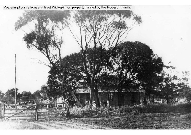YEH15: Ilbury's house at East Wickepin, on property farmed by the Hodgson family