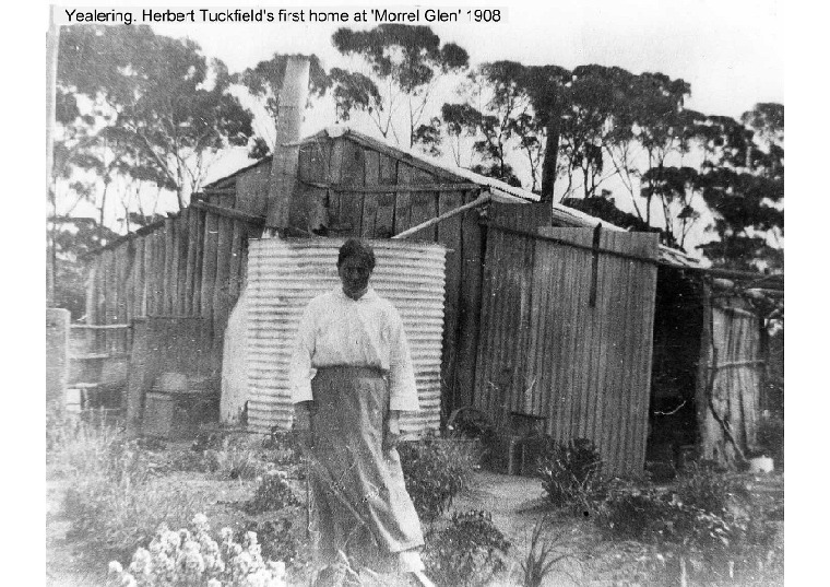 YEH25: Herbert Tuckfield's first home at 'Morrel Glen' 1908
