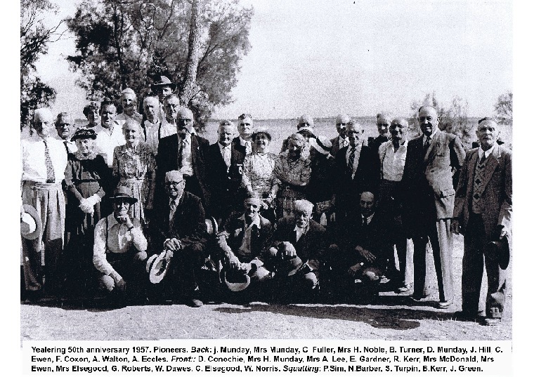 YEF11: Yealering 50th anniversary 1957. Pioneers