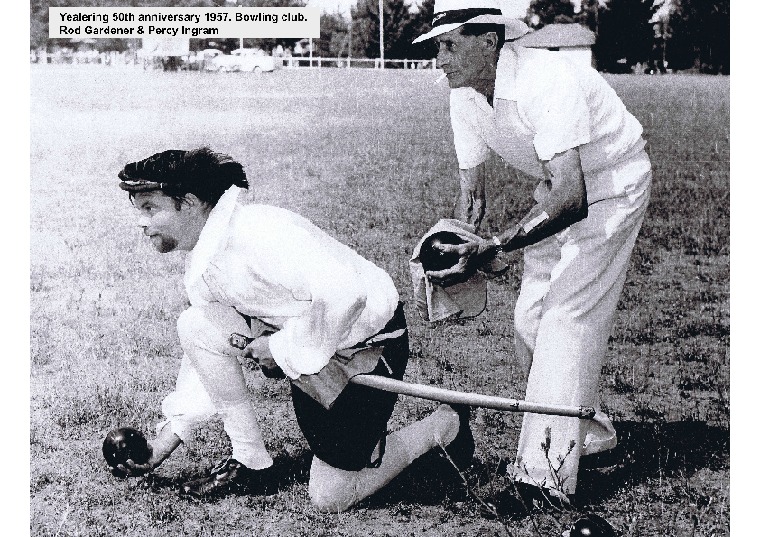 YEF14: Bowling club. Rod Gardener & Percy Ingram