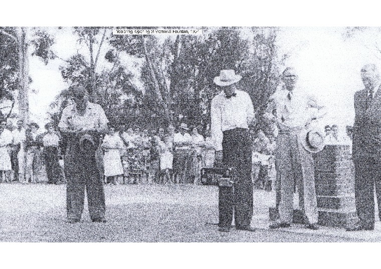 YEF16: Opening of Memorial Fountain, 1957