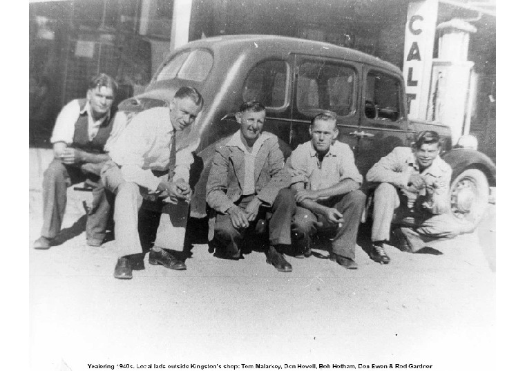 YP13: Tom Malarkey, Don Hovell, Bob Hotham, Don Ewen & Rod Gardner, 1940s