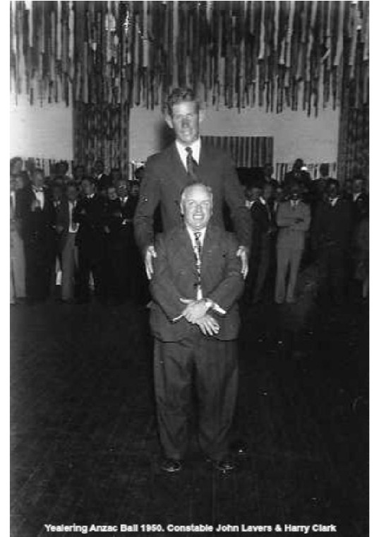 YP14: Anzac Ball. Constable John Lavers & Harry Clark, 1950