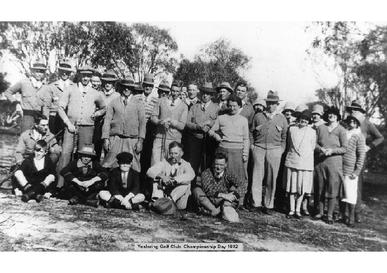 YRP10: Yealering Golf Club. Championship Day 1932