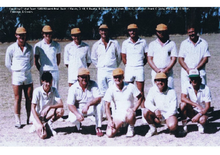 YRP47: Yealering cricket team 1988-89 semi-final