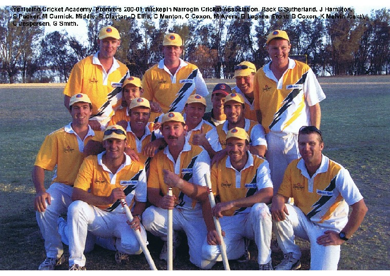 YRP48: Yealering Cricket Academy premiers 2000-01 Wickepin Narrogin Cricket Association