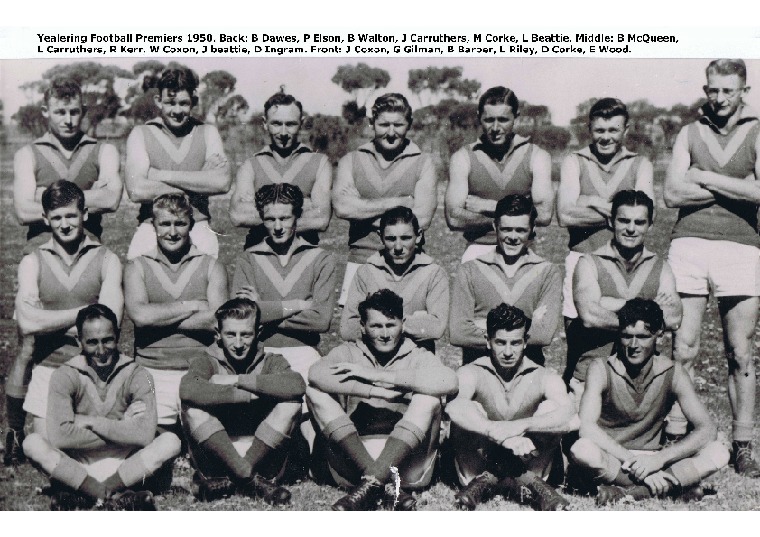 YRP51: Yealering Football premiers 1950