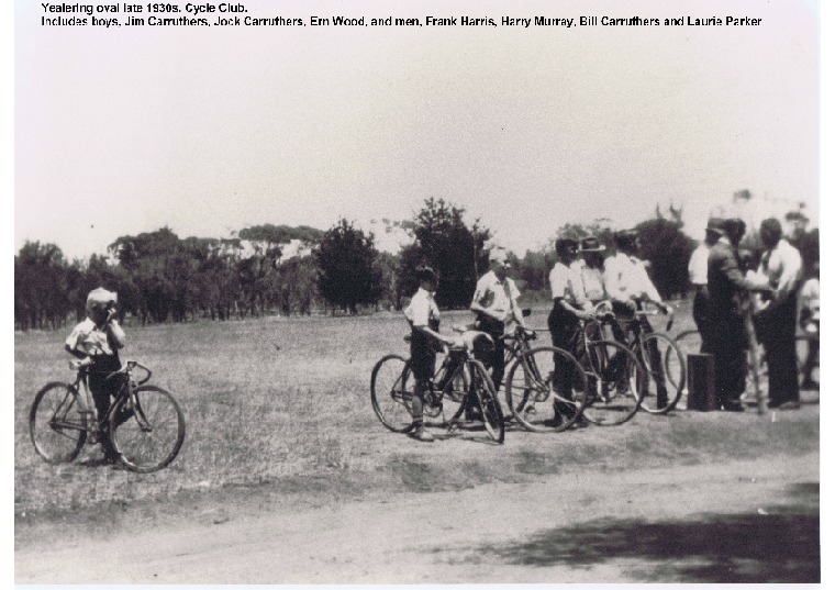 YRP55: Yealering oval late 1930s. Cycle Club