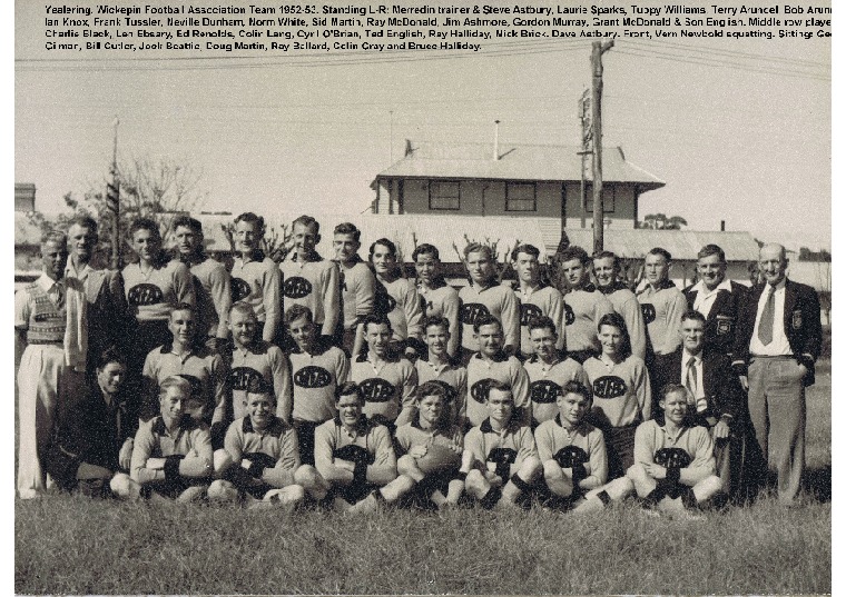 YRP58: Yealering. Wickepin Football Association Team 1952-53