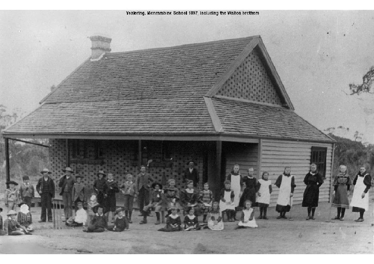 YS1: Monrambine school 1897, including the Walton brothers