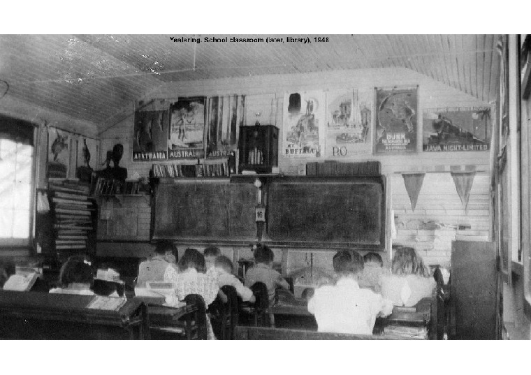 YS13: Yealering. School classroom (later library), 1948