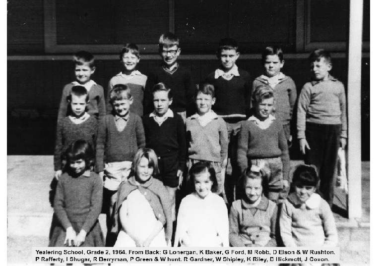 YS21: Yealering school, Grade 2, 1964