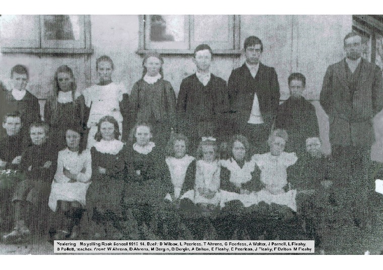 YS4: Yealering - Malyalling Rock school 1913-14