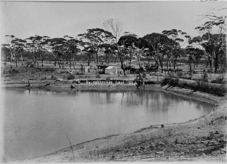 Ravensthorpe Dam, Western Australia. State Library of Western Australia