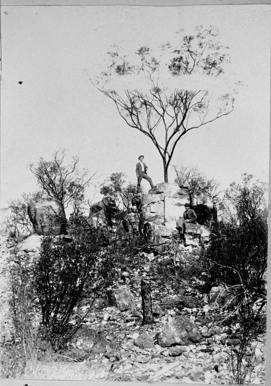 Quartz outcrop, Burbanks Road, near Coolgardie. JPG 176.7 KB