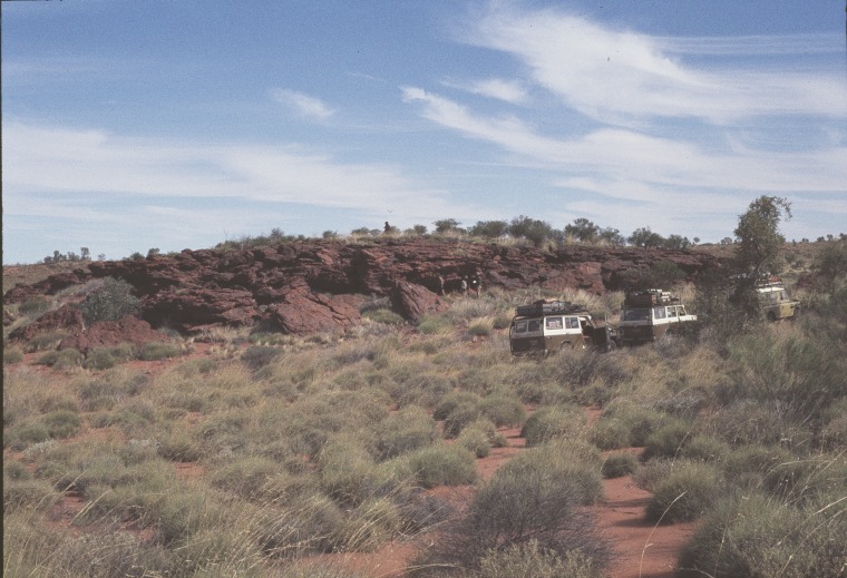 Beegull breakaway hill 94 miles east of Cosmo Newbery, 25 August 1961