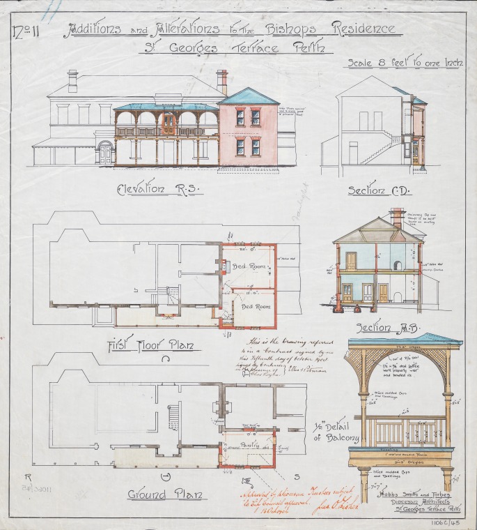 Additions and alterations to the Residence, St Terrace