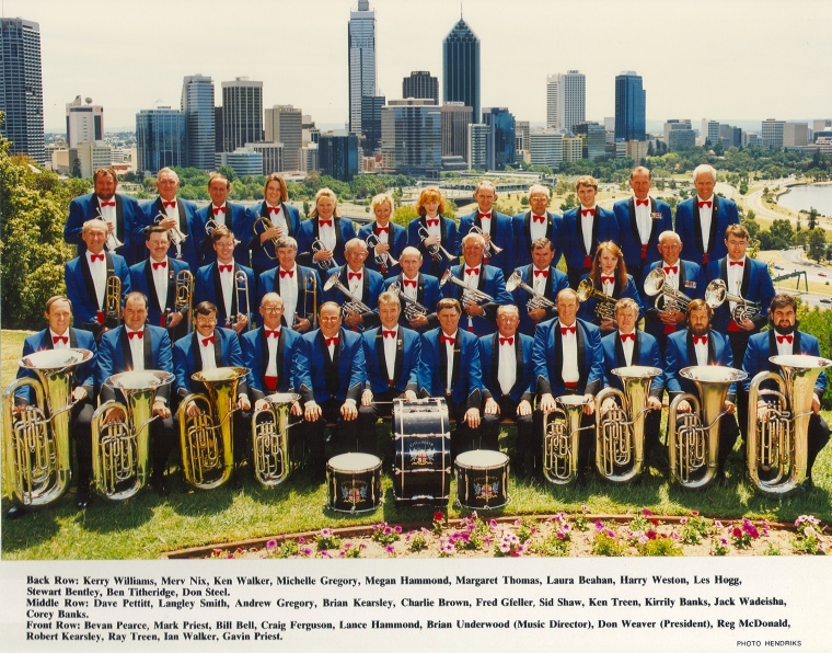 Perth Bands City of Perth Band in Kings Park. - JPG 349.9 KB