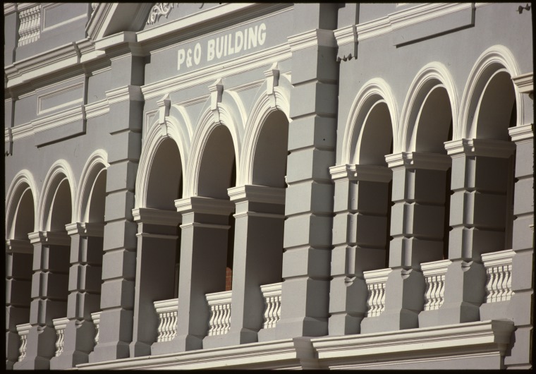Architectural details of the P&O Building 21 Phillimore Street ...