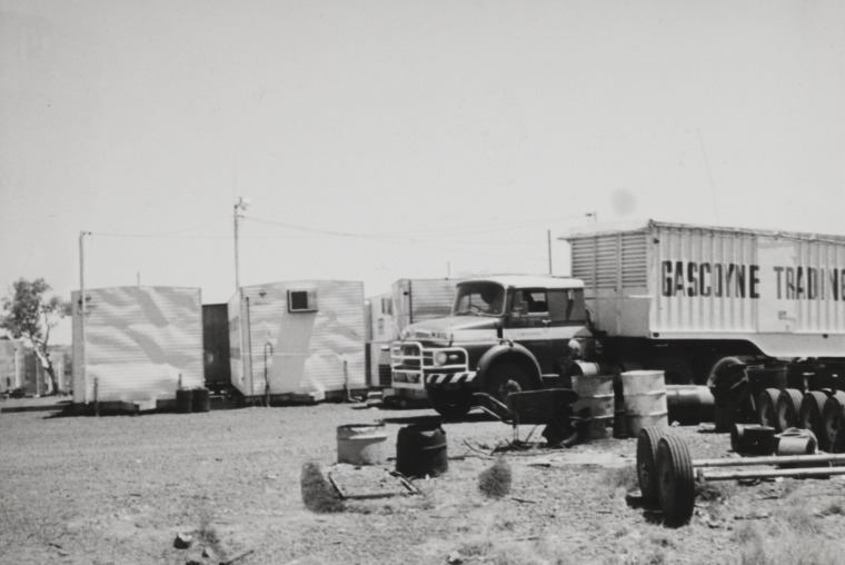 WorldWide Camps dongas (huts) in the original yard office at Mt Tom