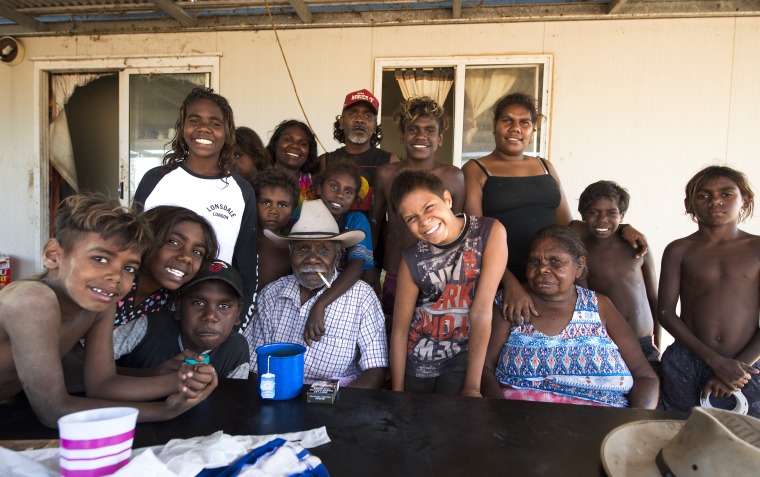 Jodie Hall and her family from Kununurra camp out at Billy Goat Yards ...