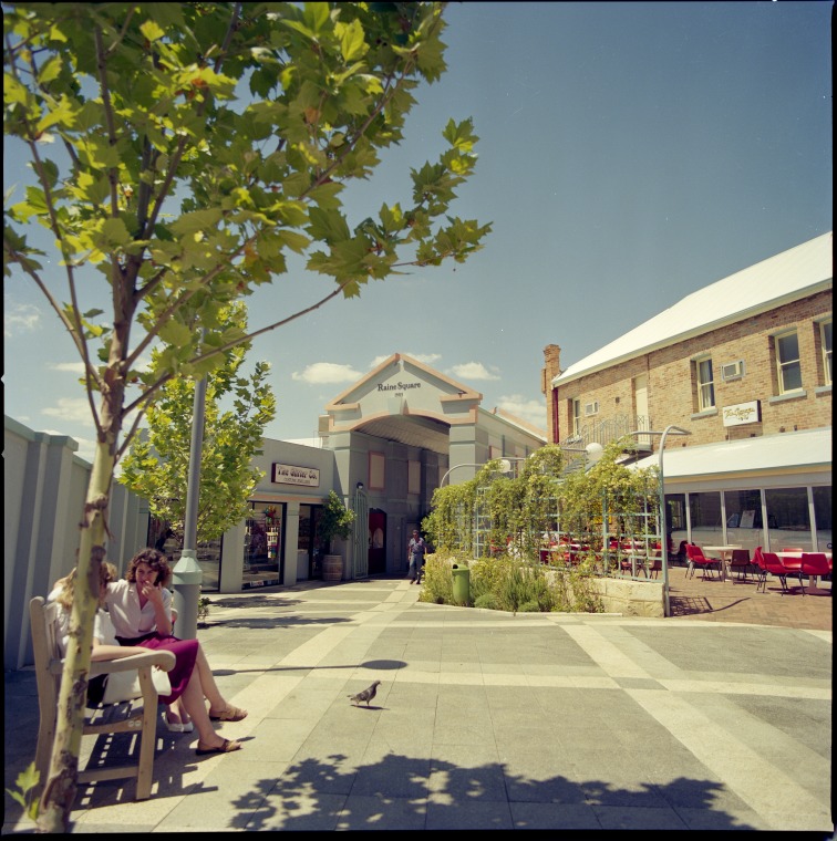 In Raine Square, Perth, 1 December 1987. State Library of Western