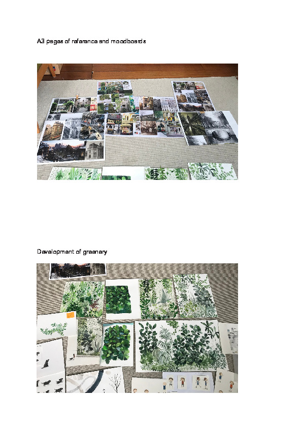 PWC/281/9/1D: Photographs. Florette developmental items including the diorama