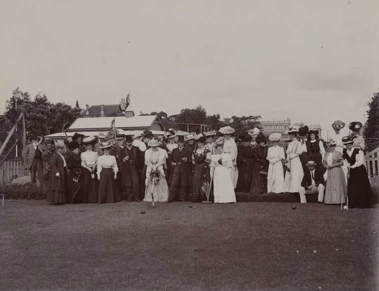 Opening of the Perth Croquet Club green for the 190708 season, 19