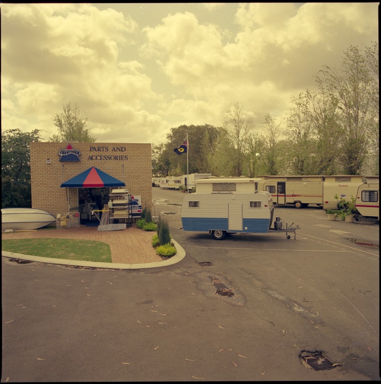 Fleetwood Caravan Co caravans and the parts and accessories store, 1964