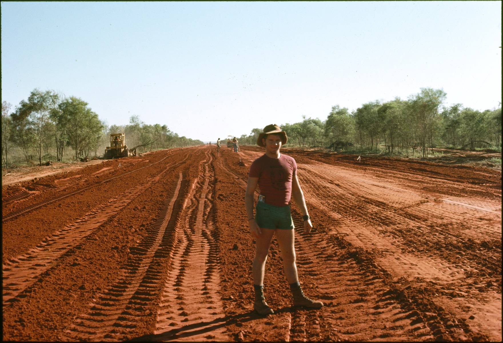 Roadworks on the Great Northern Highway on Sandfire Flats, Kimberley