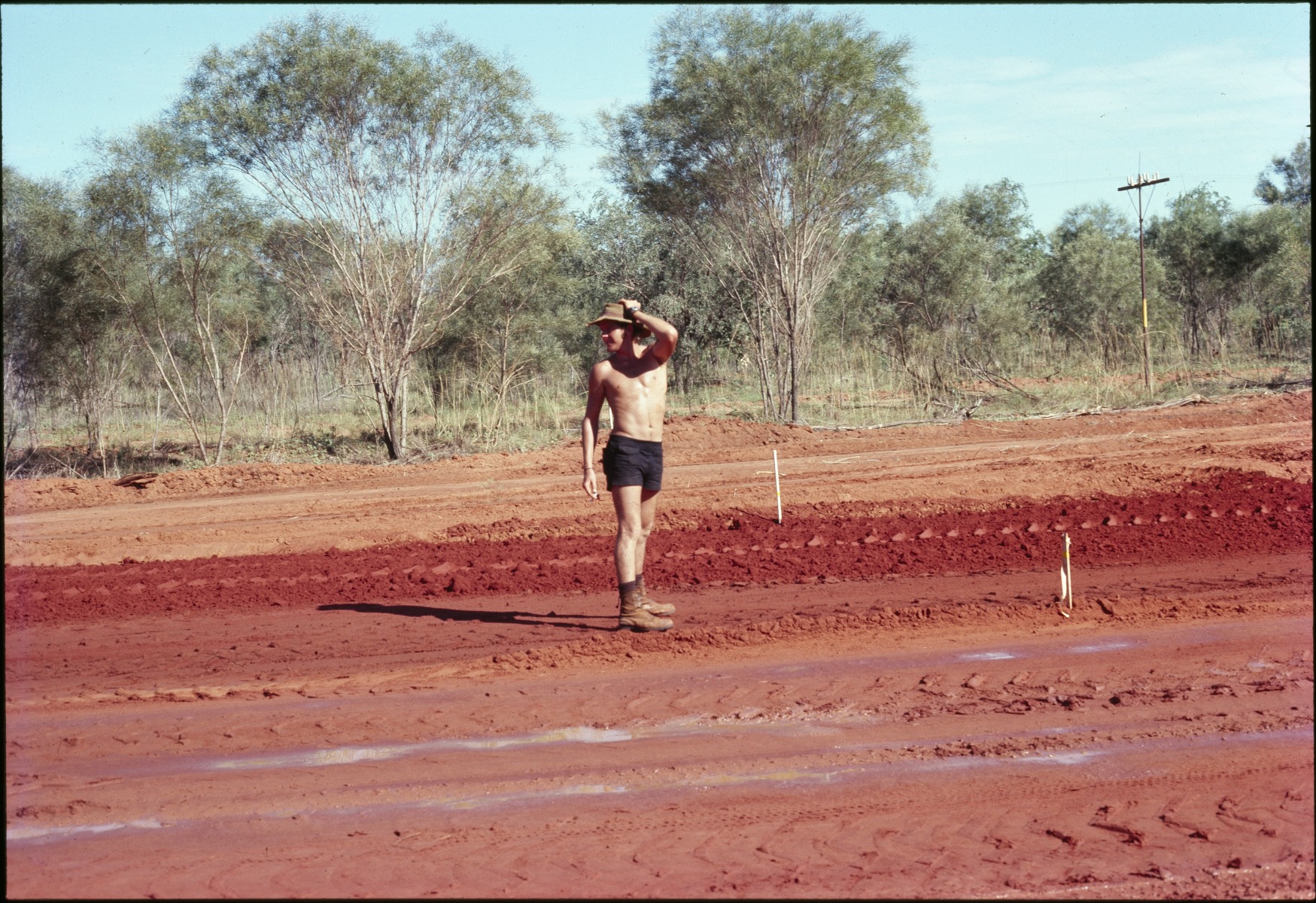 Roadworks on the Great Northern Highway on Sandfire Flats, Kimberley
