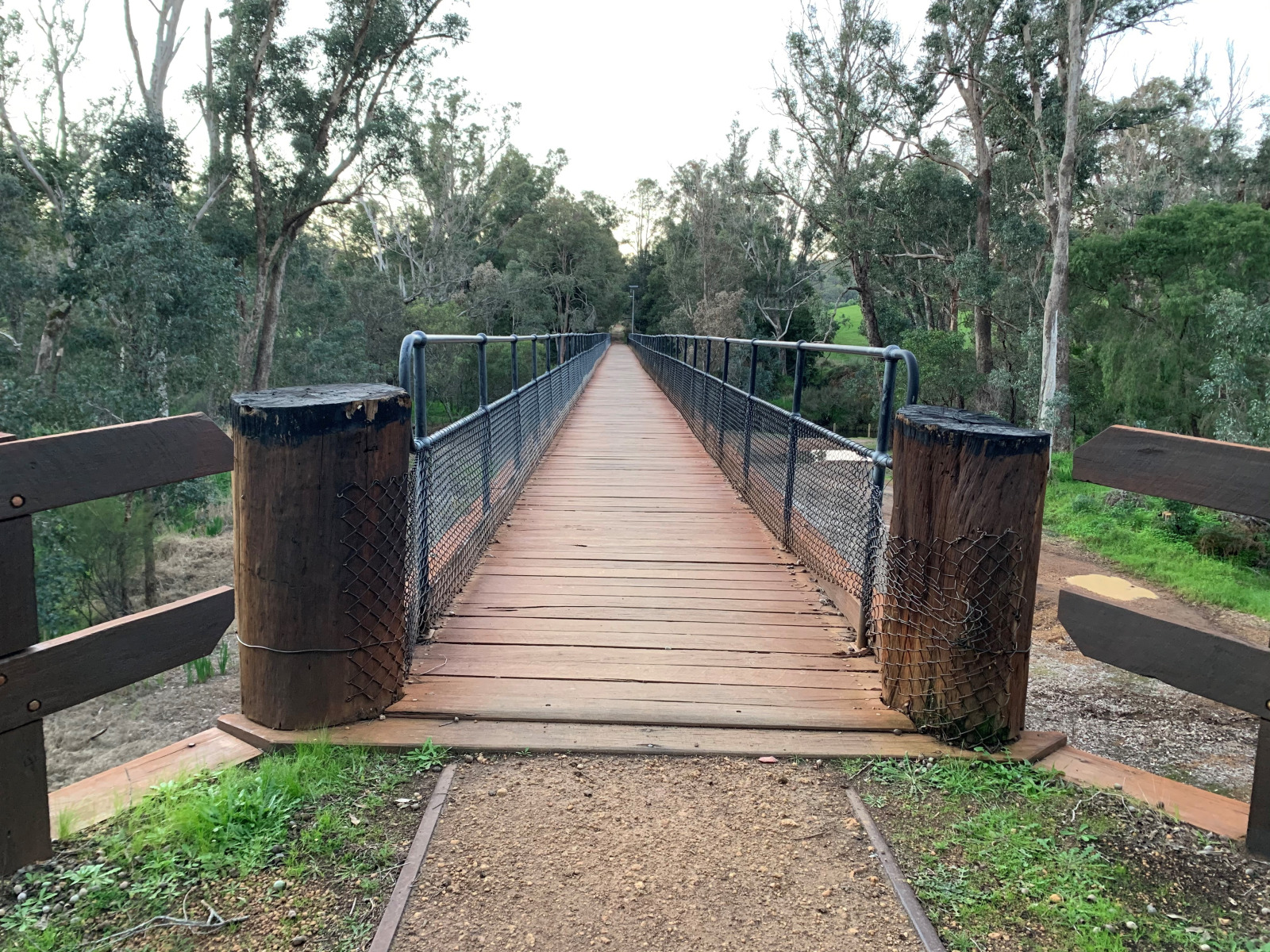 The old Blackwood River Railway Bridge, Nannup renovated as a
