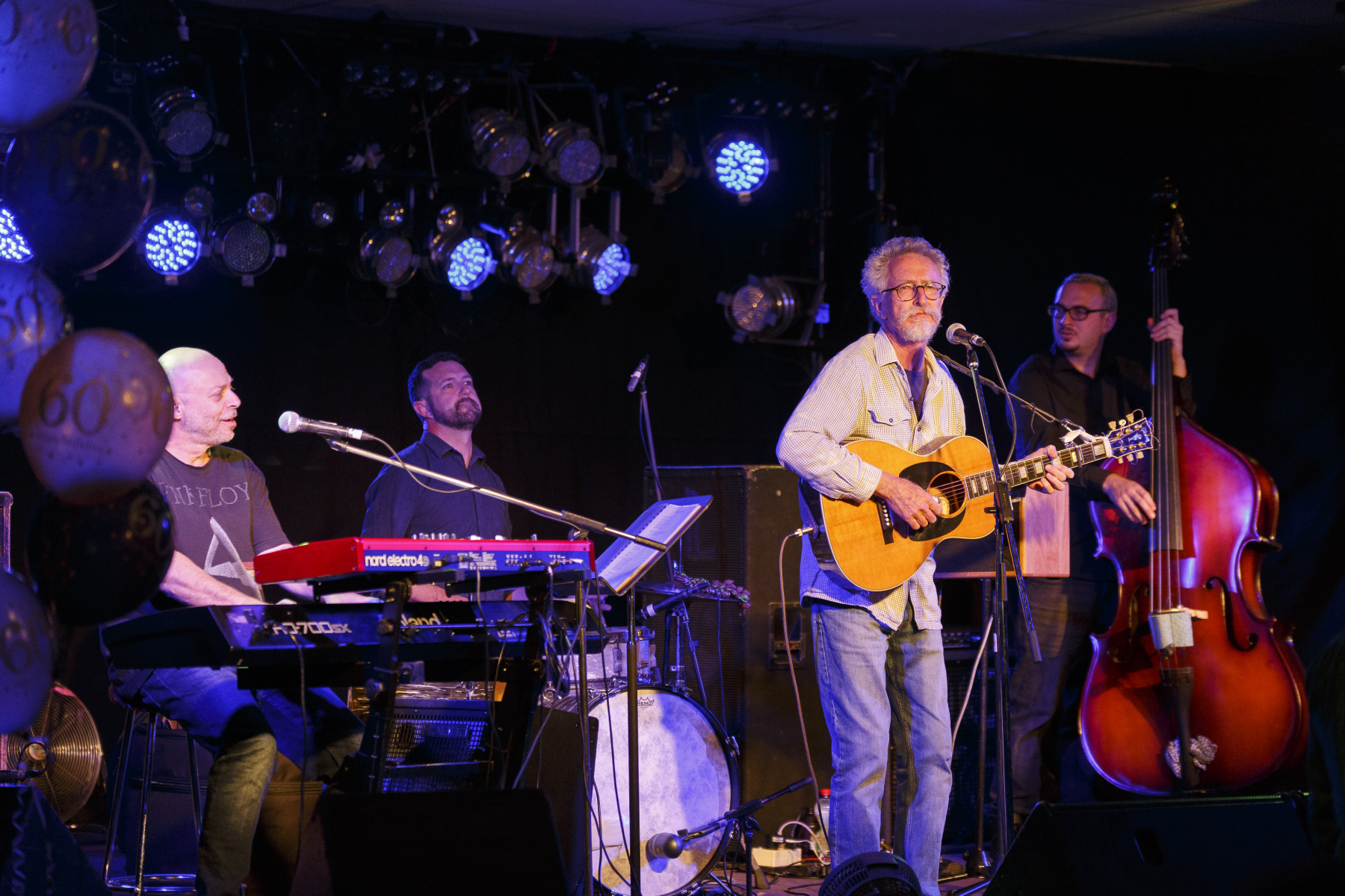 Paul Gioia and Bill Lawrie perform at the Perth Blues Club to celebrate ...