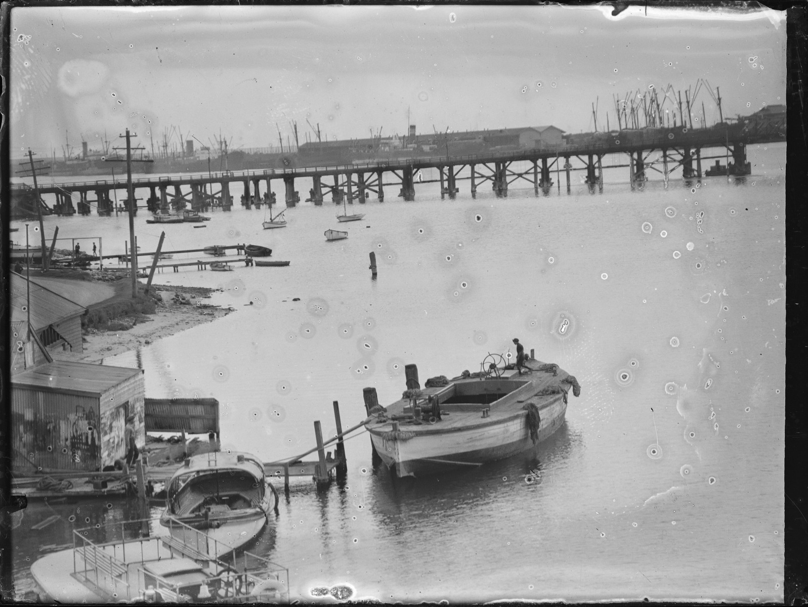 James Hall's boatyard, Beach Street, Fremantle. State Library of